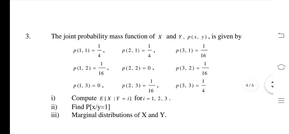 Answered The Joint Probability Mass Function Of Bartleby