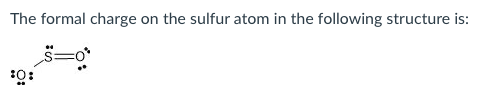 sulfur charge