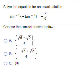 Answered Solve The Equation For An Exact Bartleby