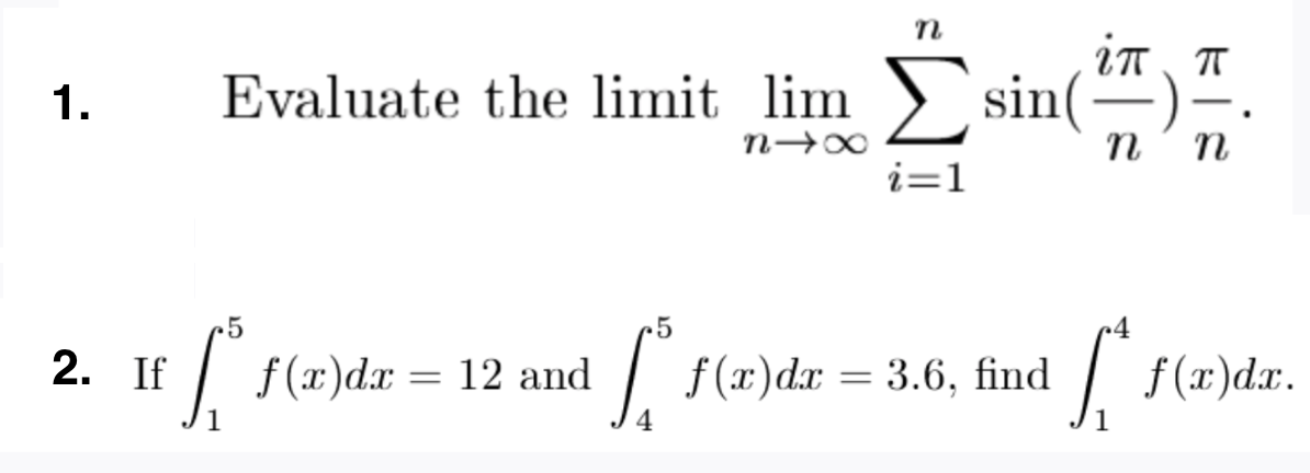 Answered: in T Evaluate the limit lim > sin(