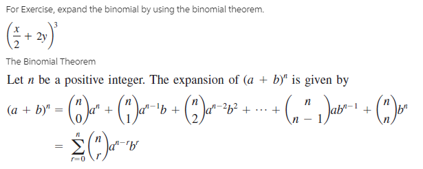 Answered For Exercise Expand The Binomial By Bartleby