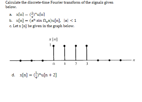 Answered Calculate The Discrete Time Fourier Bartleby