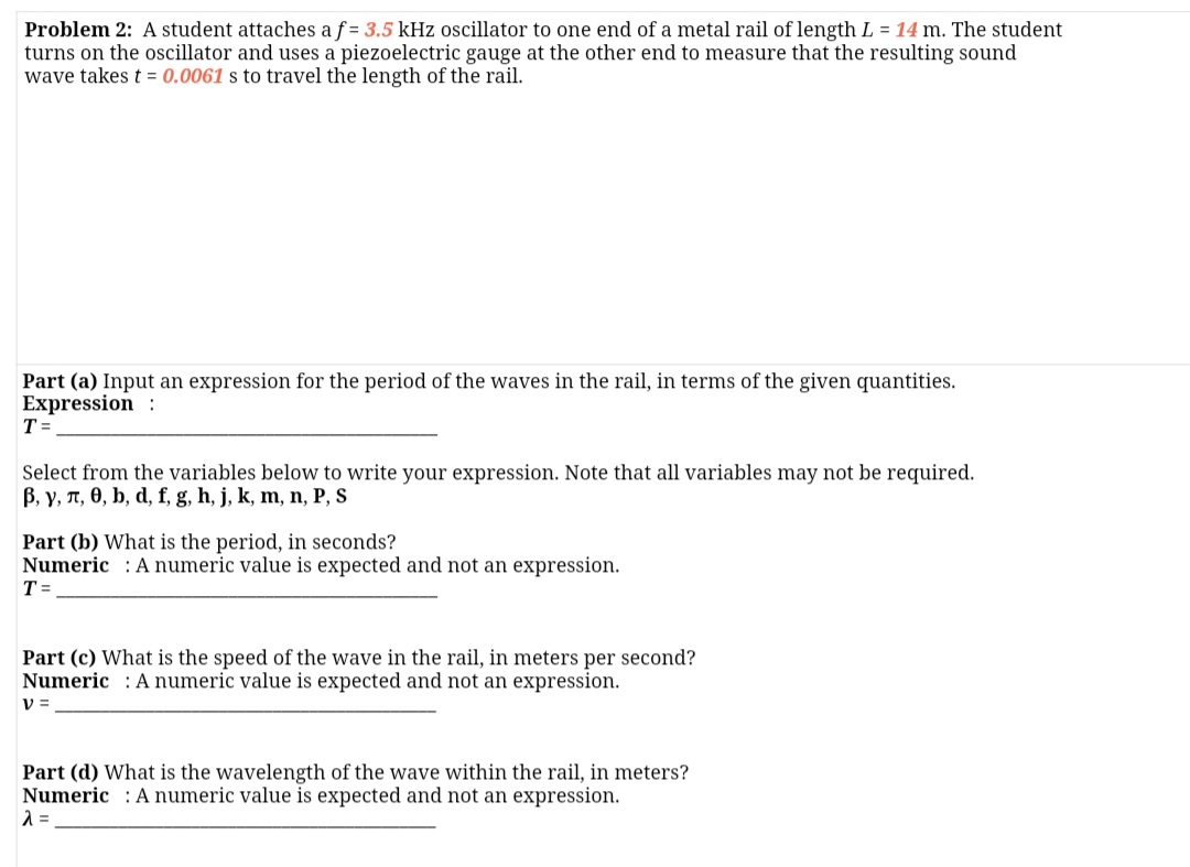 Answered Problem 2 A Student Attaches A F 3 5 Bartleby