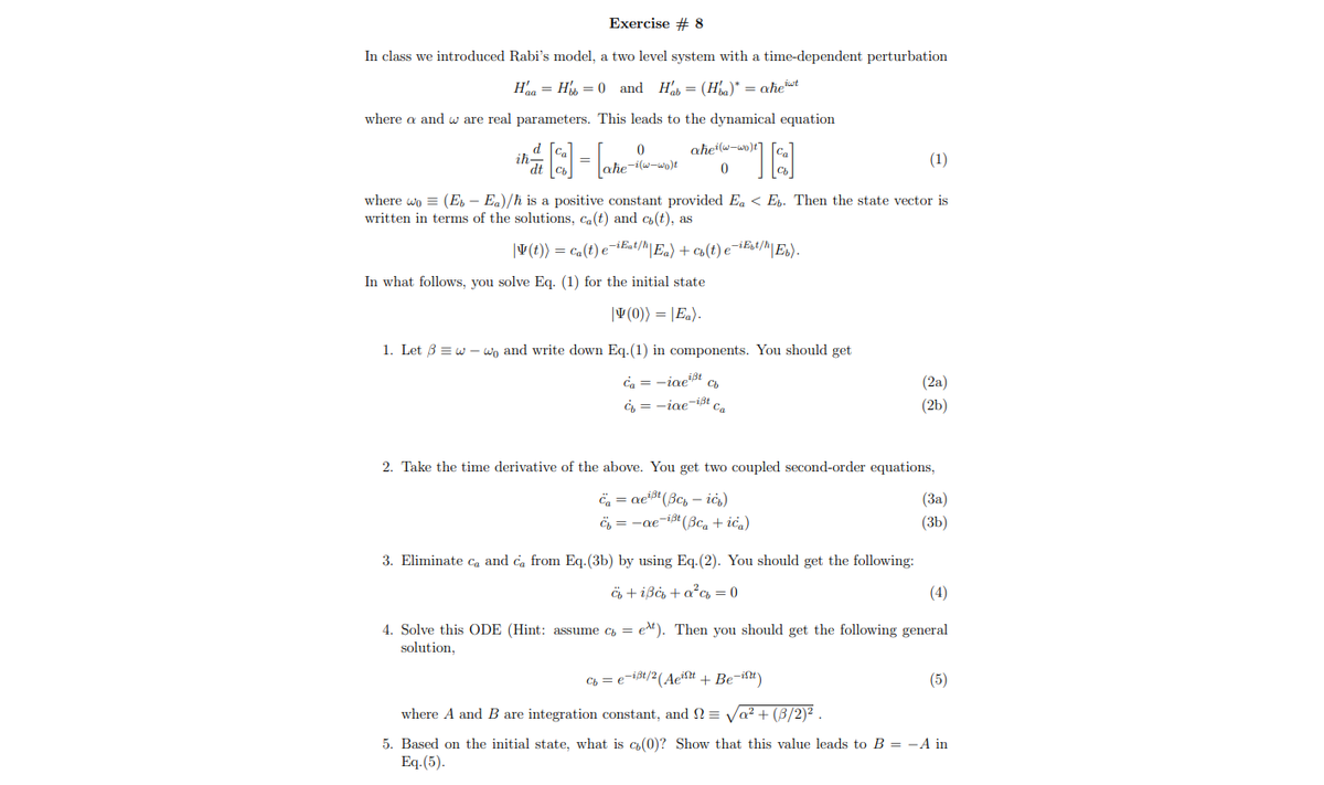 Answered Exercise 8 In Class We Introduced Bartleby