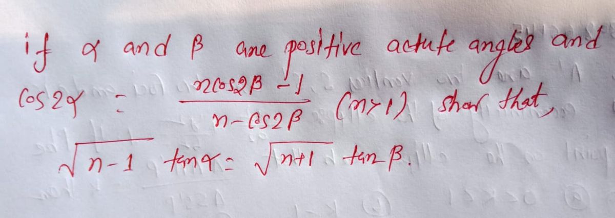 Answered If G And B Ane Actute And Cos 28 Cay1 Bartleby