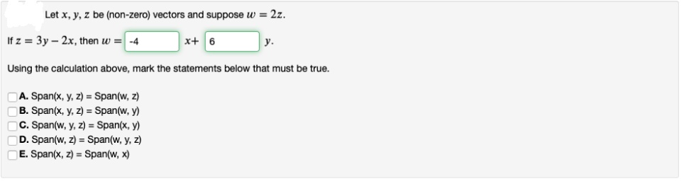 Answered Let X Y Z Be Non Zero Vectors And Bartleby