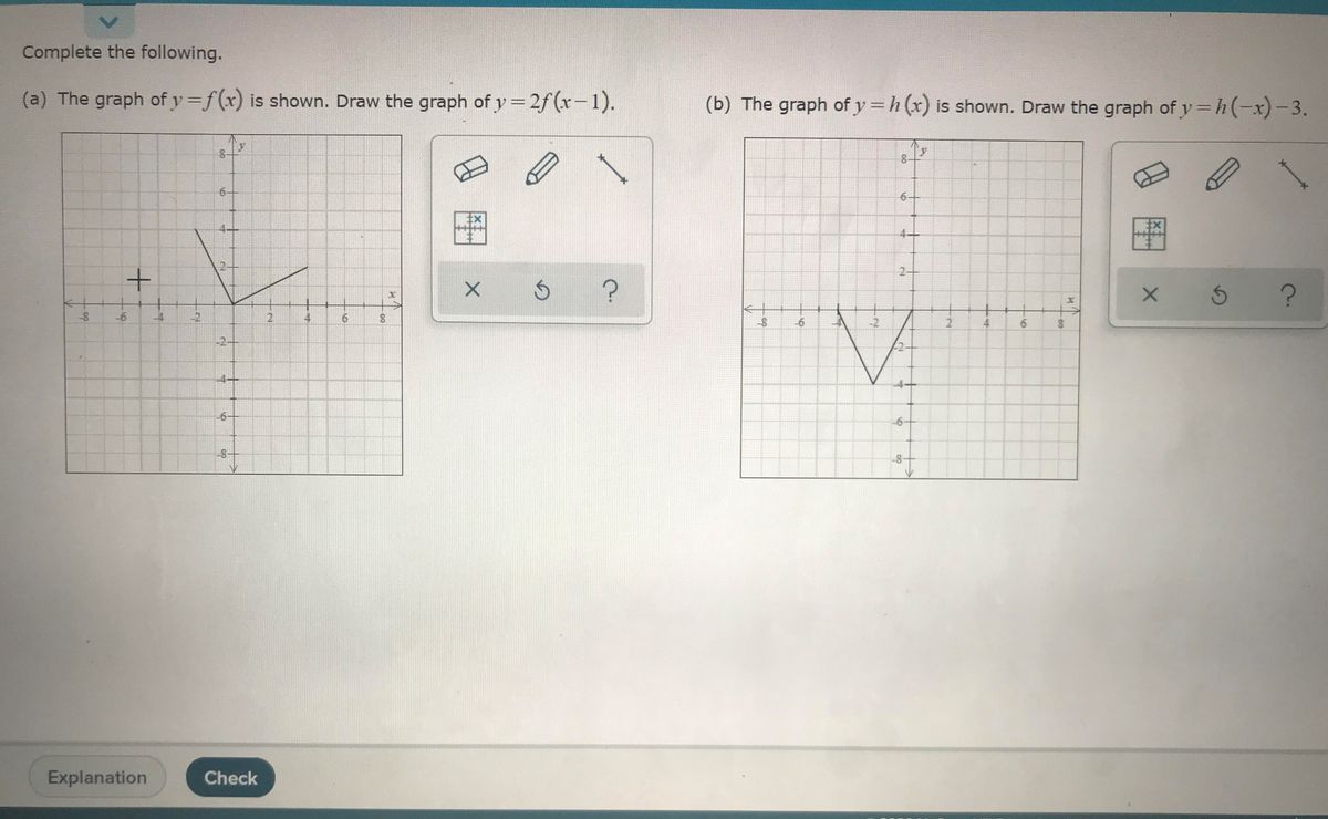 Answered A The Graph Of Y F X Is Shown Draw Bartleby