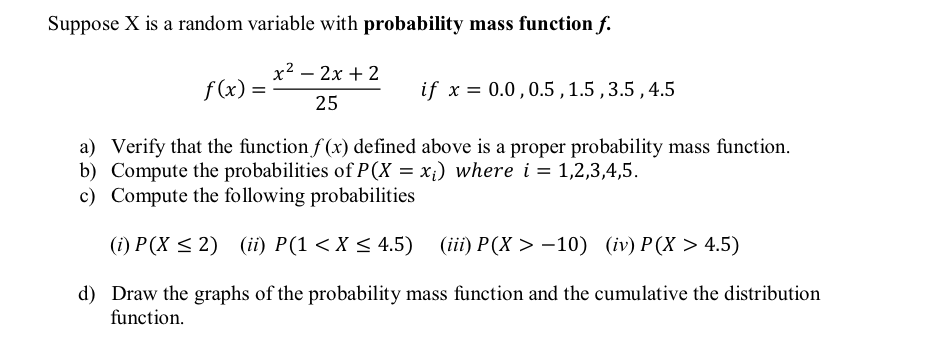 Answered Suppose X Is A Random Variable With Bartleby