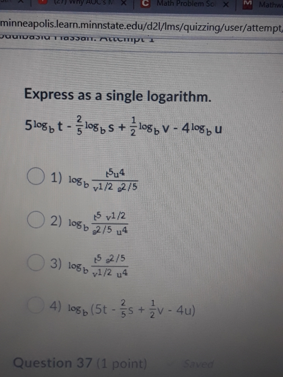 Answered Express As A Single Logarithm Bartleby