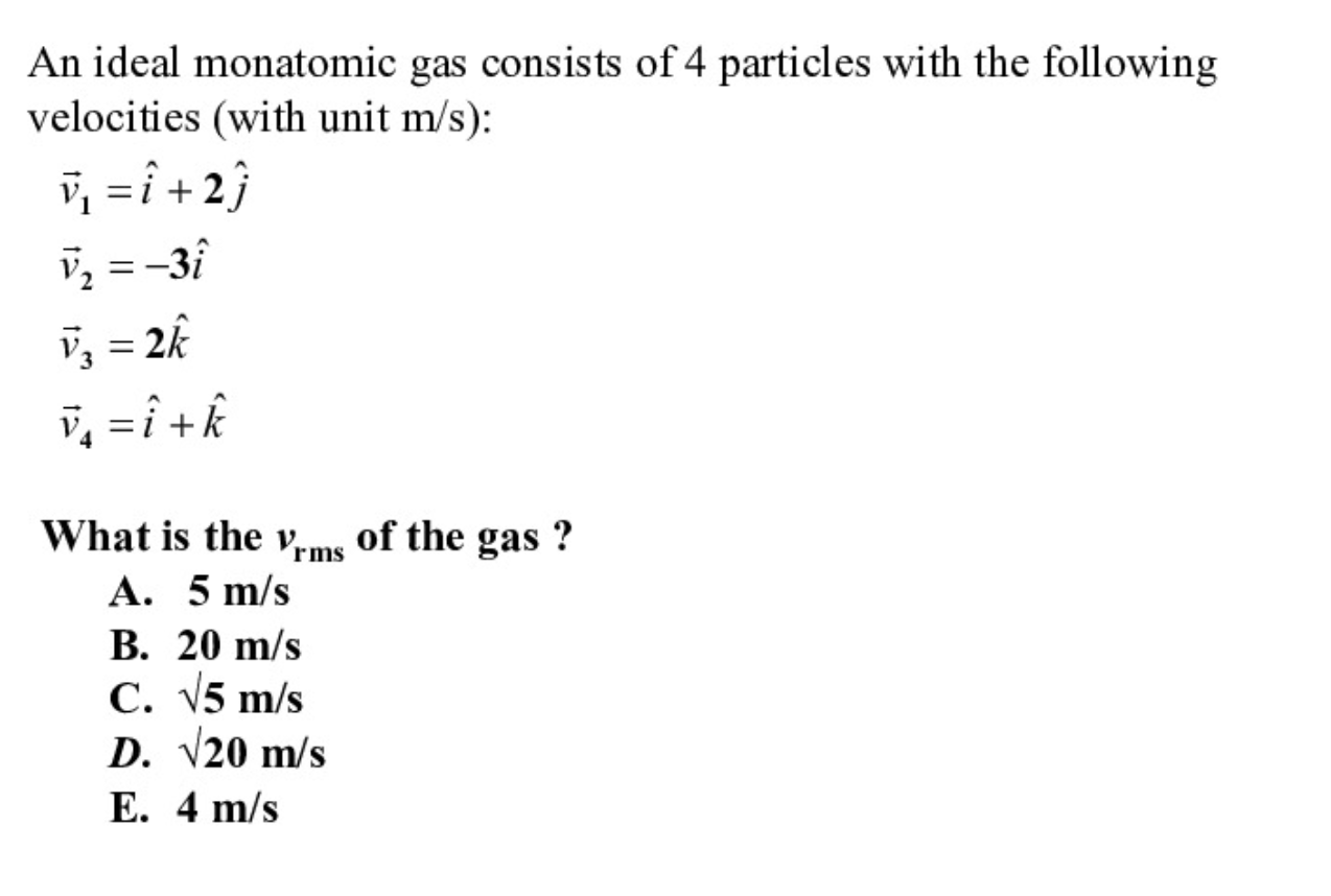 Answered An Ideal Monatomic Gas Consists Of 4 Bartleby