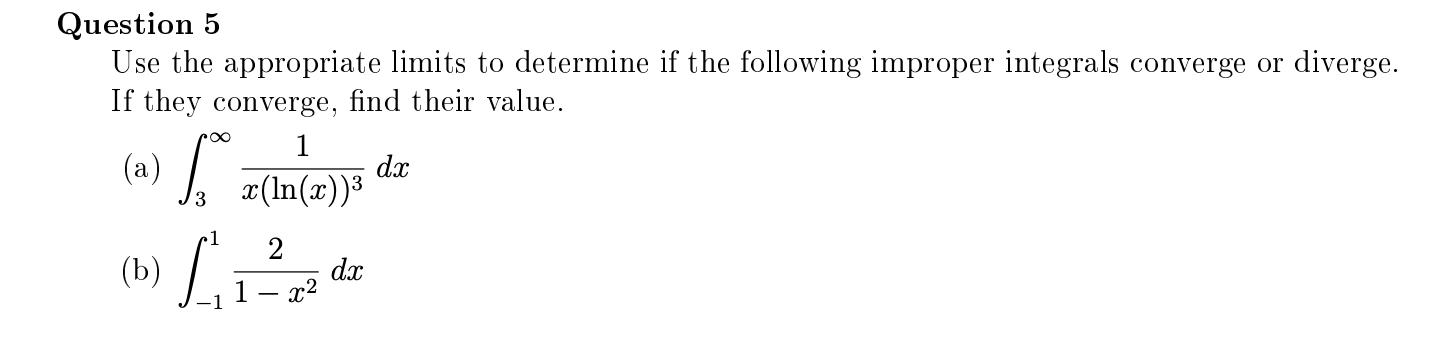 Answered: Use the appropriate limits to determine… | bartleby