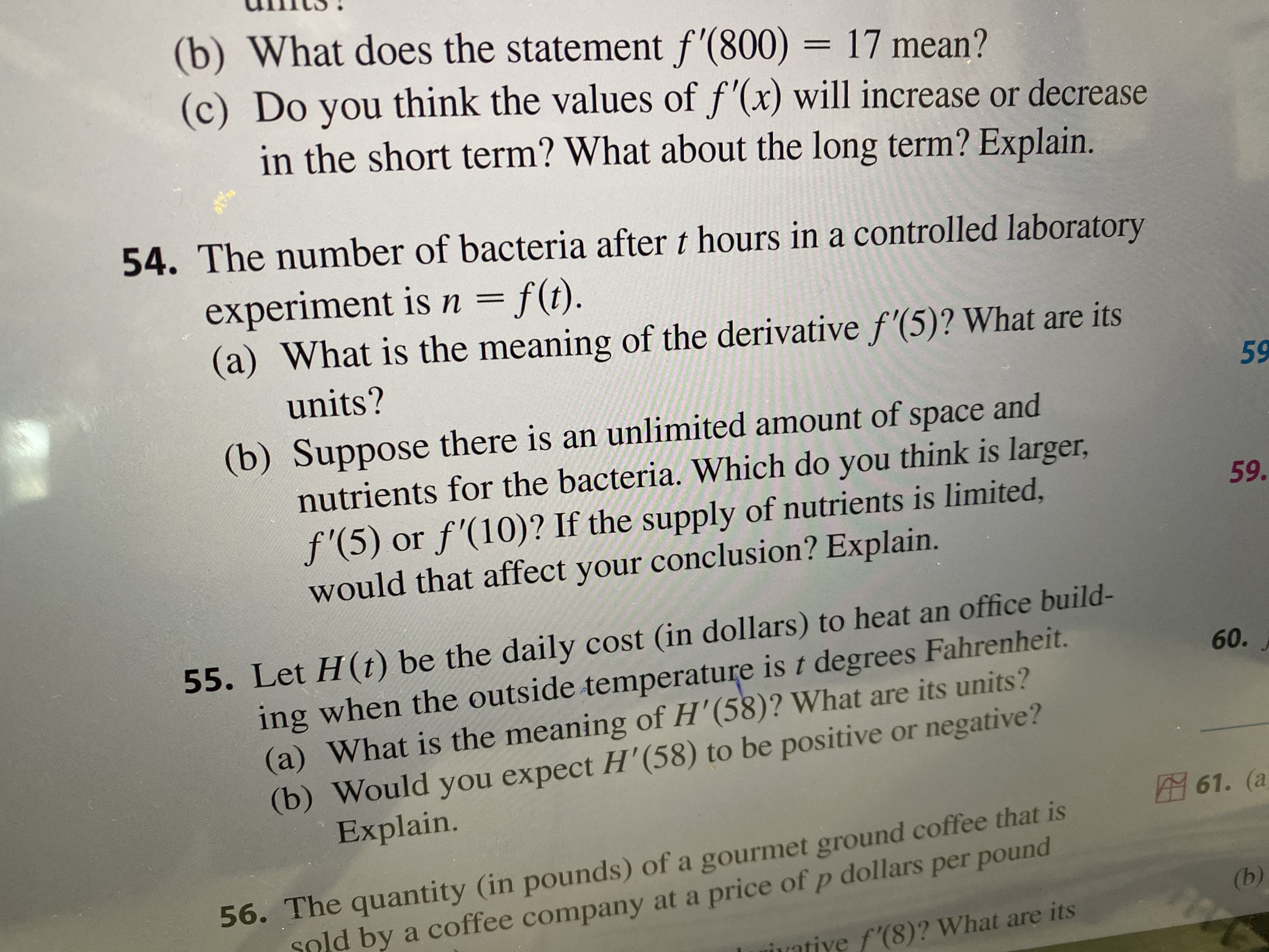 Answered B What Does The Statement F 800 Bartleby