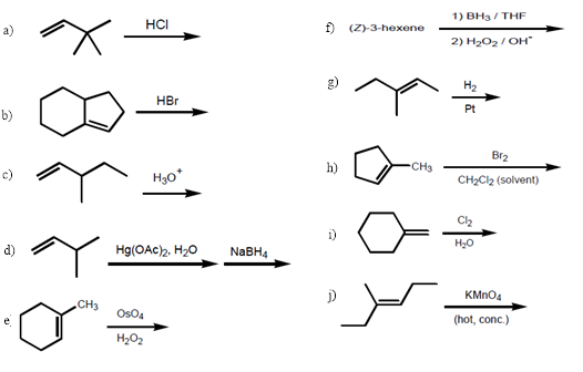 Answered 1 Bh3 Thf Nci F Z 3 Hexene 2 Bartleby