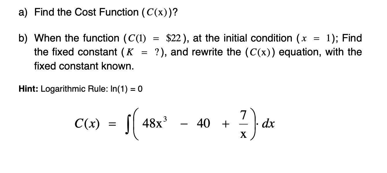 answered-a-find-the-cost-function-c-x-b-bartleby