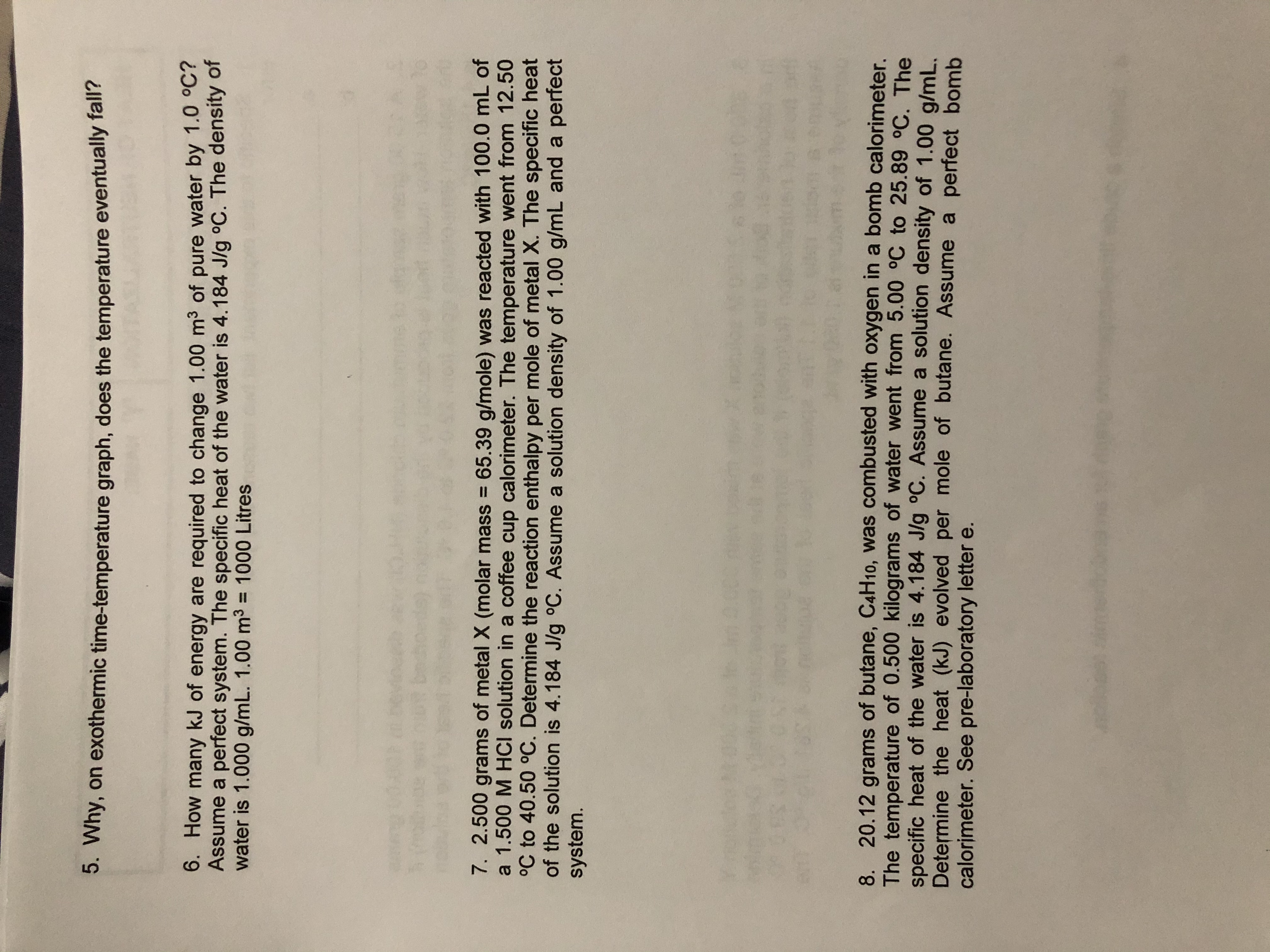 Answered 5 Why On Exothermic Time Temperature Bartleby