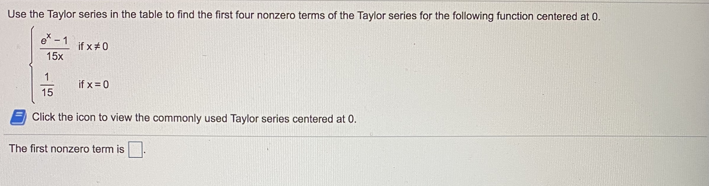 using taylor series to find the sum of a series.