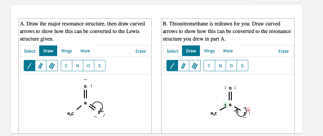 Answered A Draw The Major Resonance Structure Bartleby