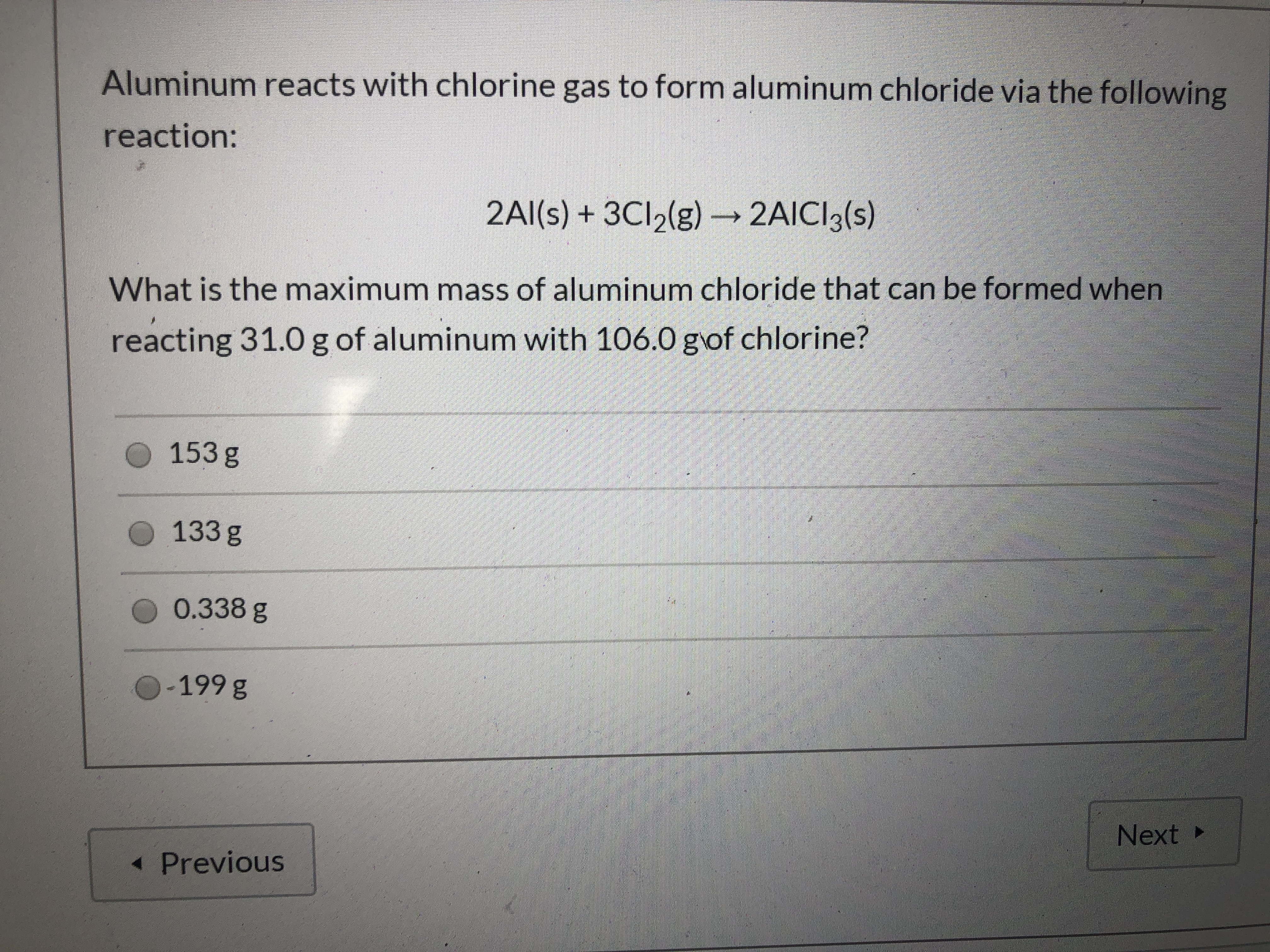 chlorines reactivity