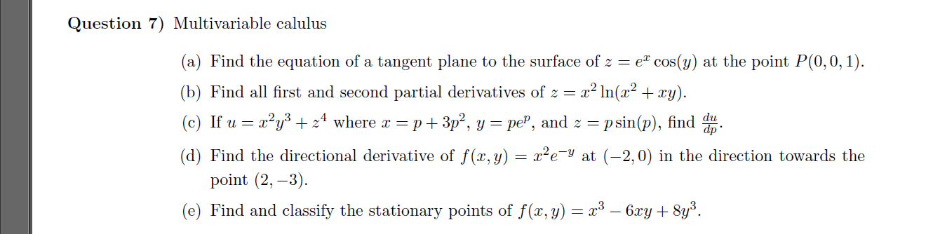 Answered Du If U X Y Z Where X P 3p Y Bartleby