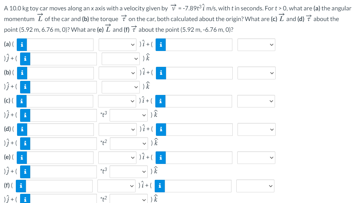 Answered A 10 0 Kg Toy Car Moves Along An X Axis Bartleby