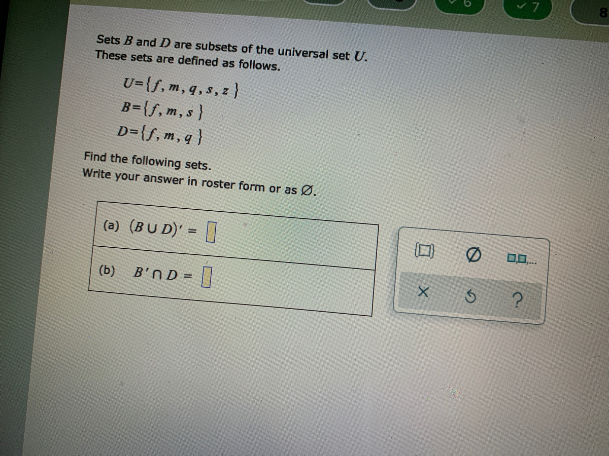 Answered Sets B And D Are Subsets Of The Bartleby