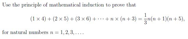 Answered Use The Principle Of Mathematical Bartleby