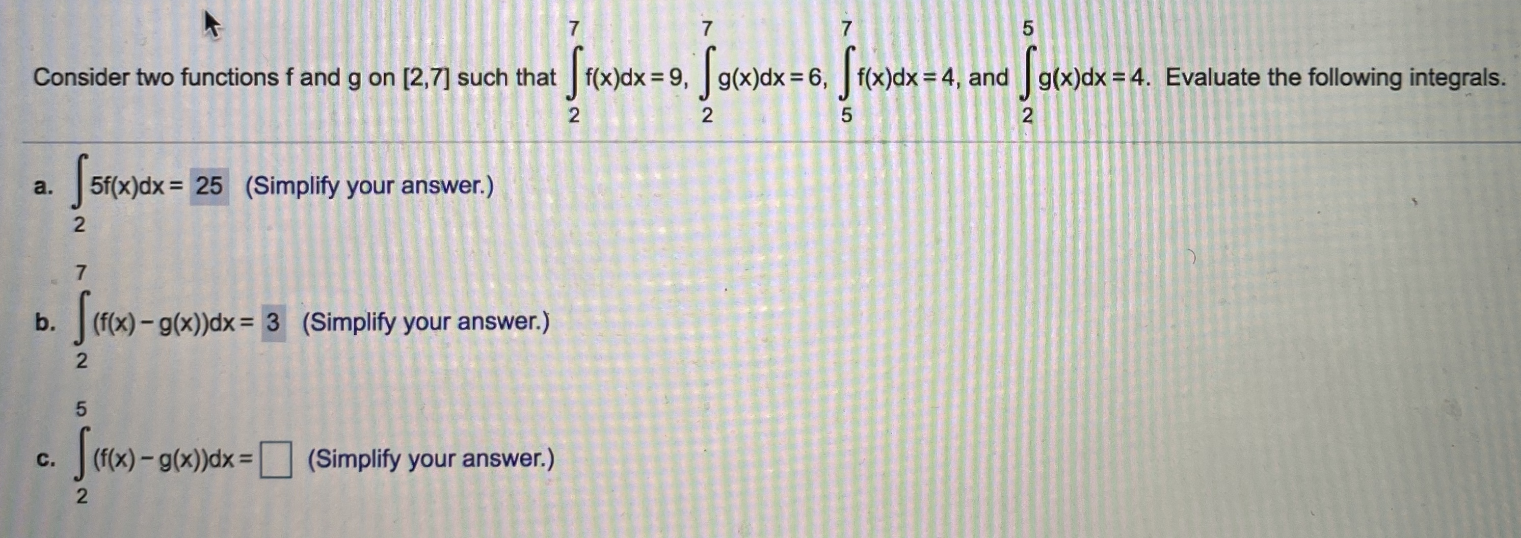 Answered 7 7 Consider Two Functions F And G On Bartleby