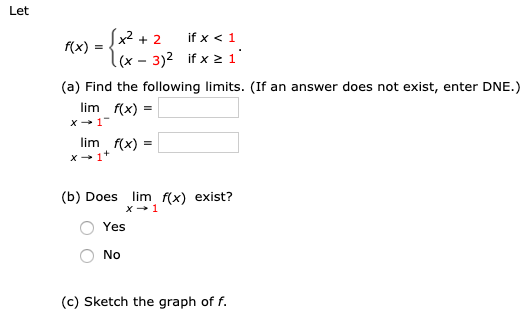 Answered: Let x)=x2 2 (x - 3)2 if x z 1 if x