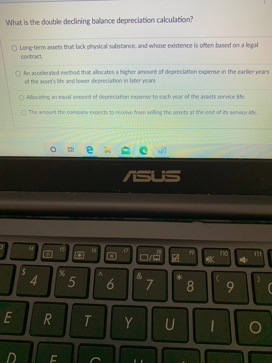 Answered What Is The Double Declining Balance Bartleby