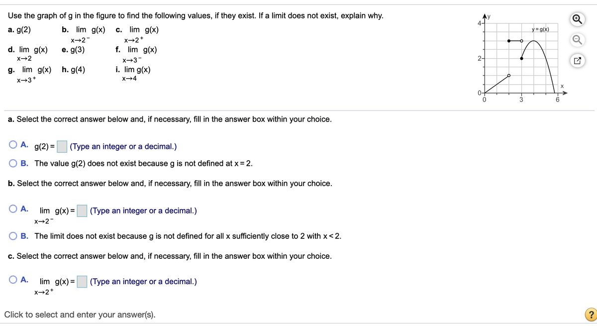 Answered Use The Graph Of G In The Figure To Bartleby