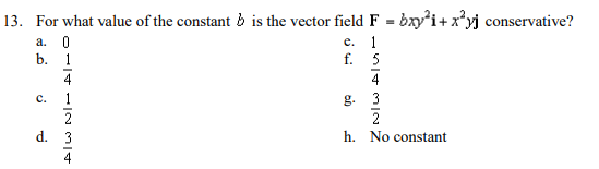 Answered: For What Value Of The Constant B Is The… | Bartleby