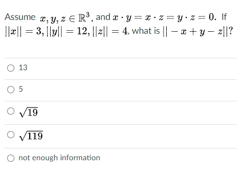 Answered Assume X Y Z E R And X Y X Z Bartleby