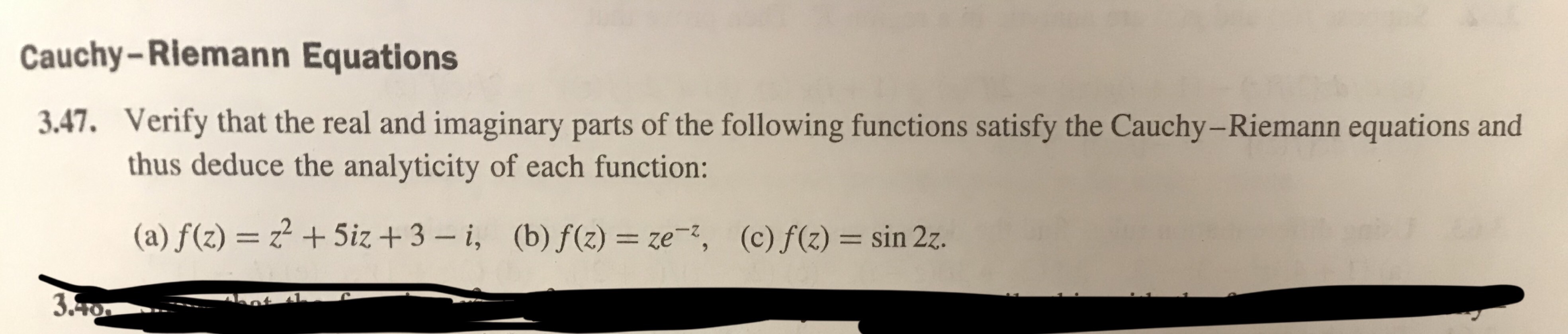 Answered Cauchy Riemann Equations Verify That Bartleby