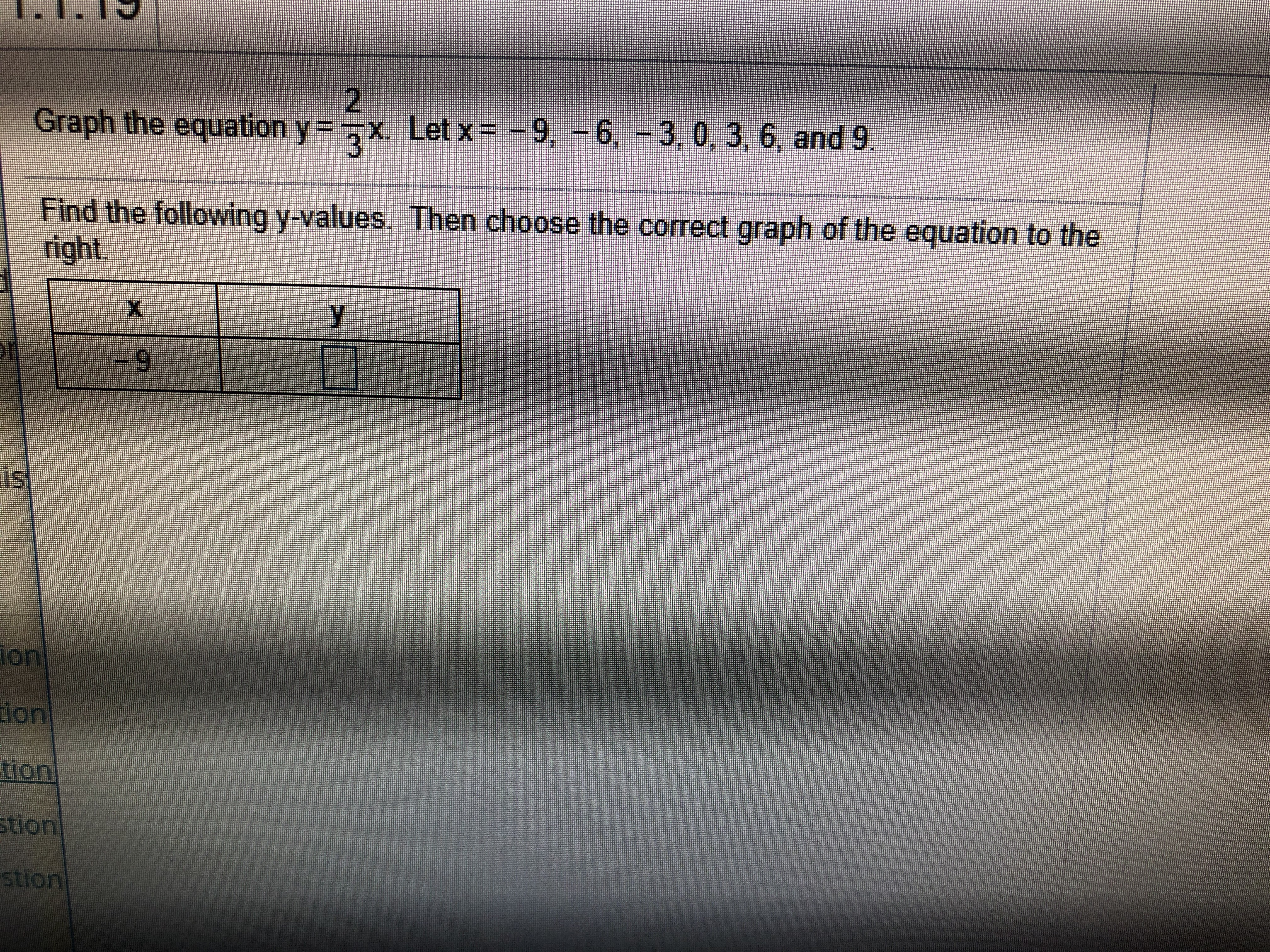 Answered Graph The Equation Y X Letx 9 6 Bartleby