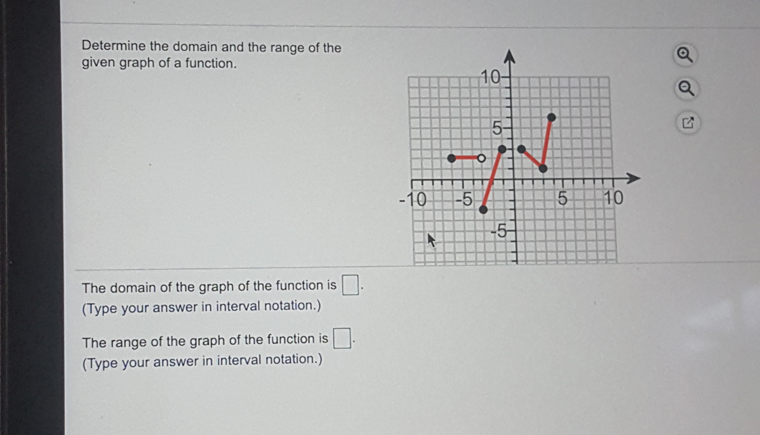 Answered Determine The Domain And The Range Of Bartleby