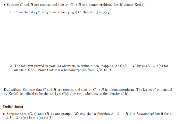 Answered Suppose G And H Are Groups And That Bartleby