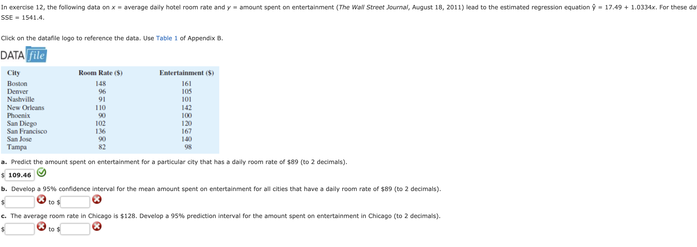 Answered In Exercise 12 The Following Data On X Bartleby