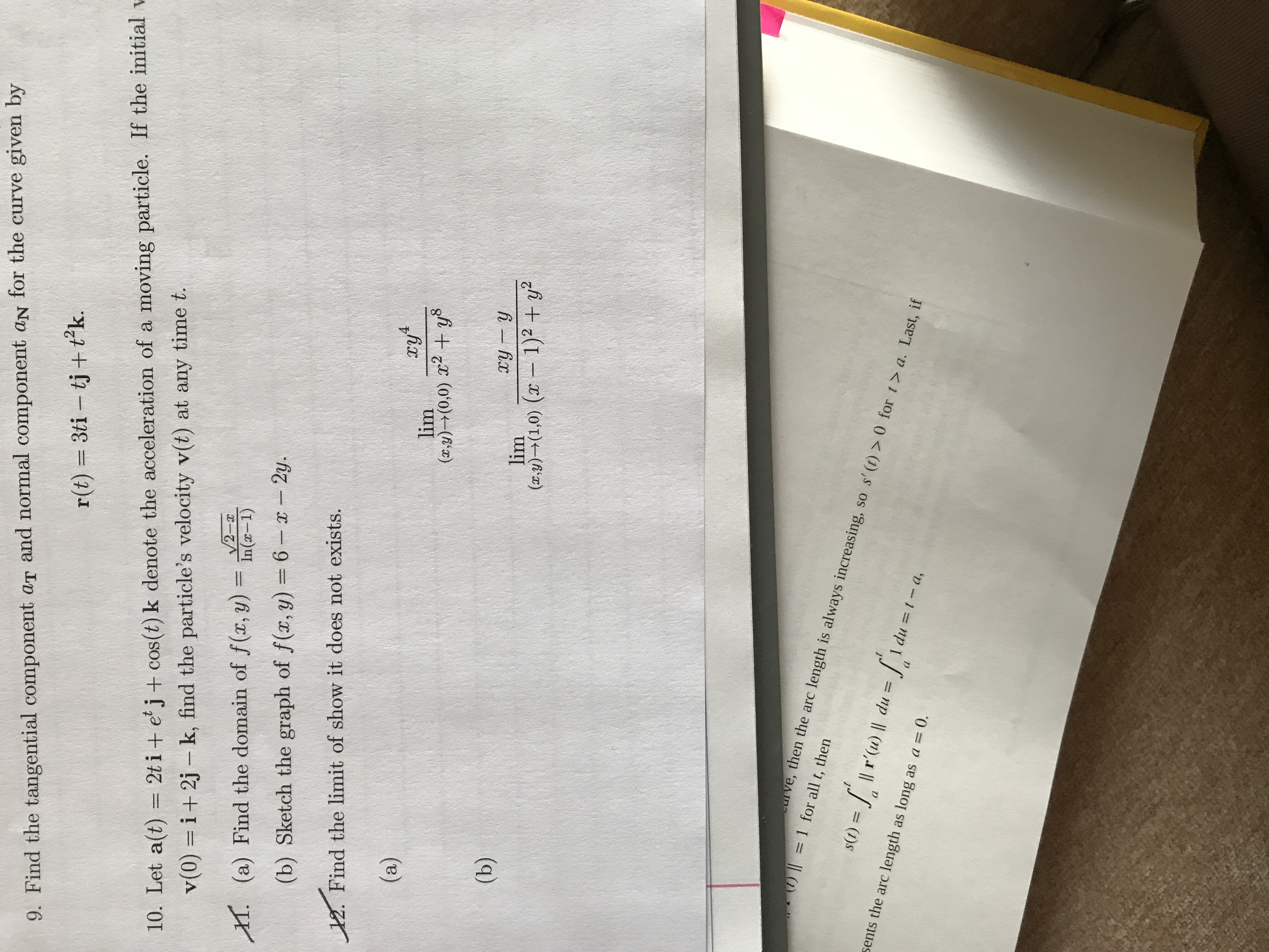 Answered 9 Find The Tangential Component At And Bartleby