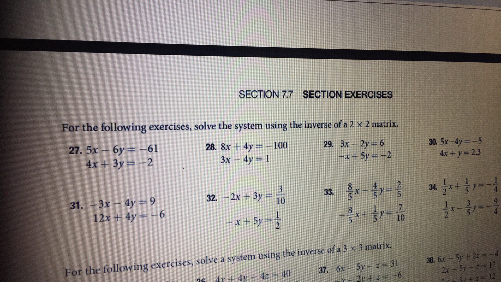 Answered Section 7 7 Section Exercises For The Bartleby