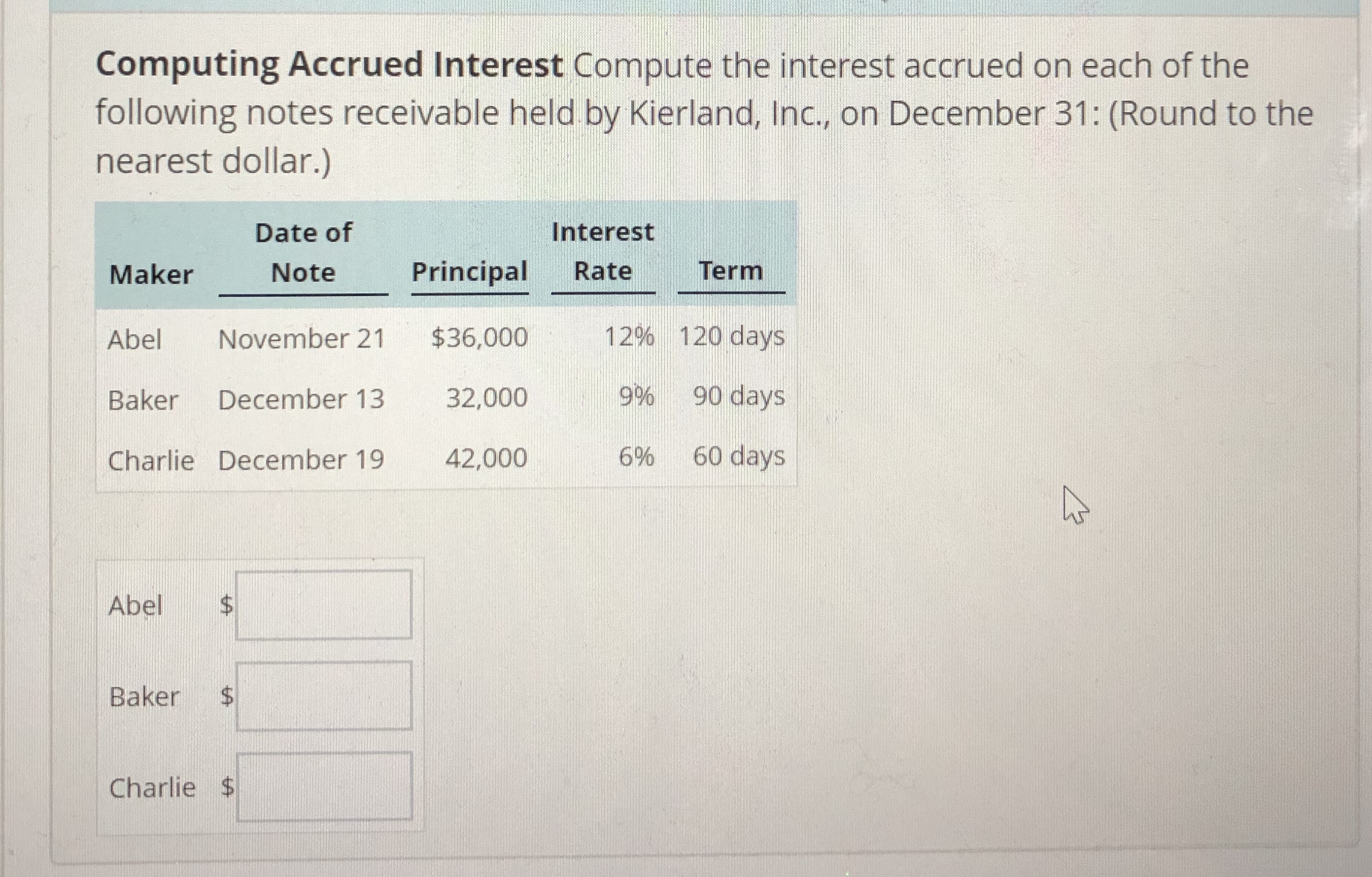 How Do You Calculate Accrued Interest On Notes Receivable