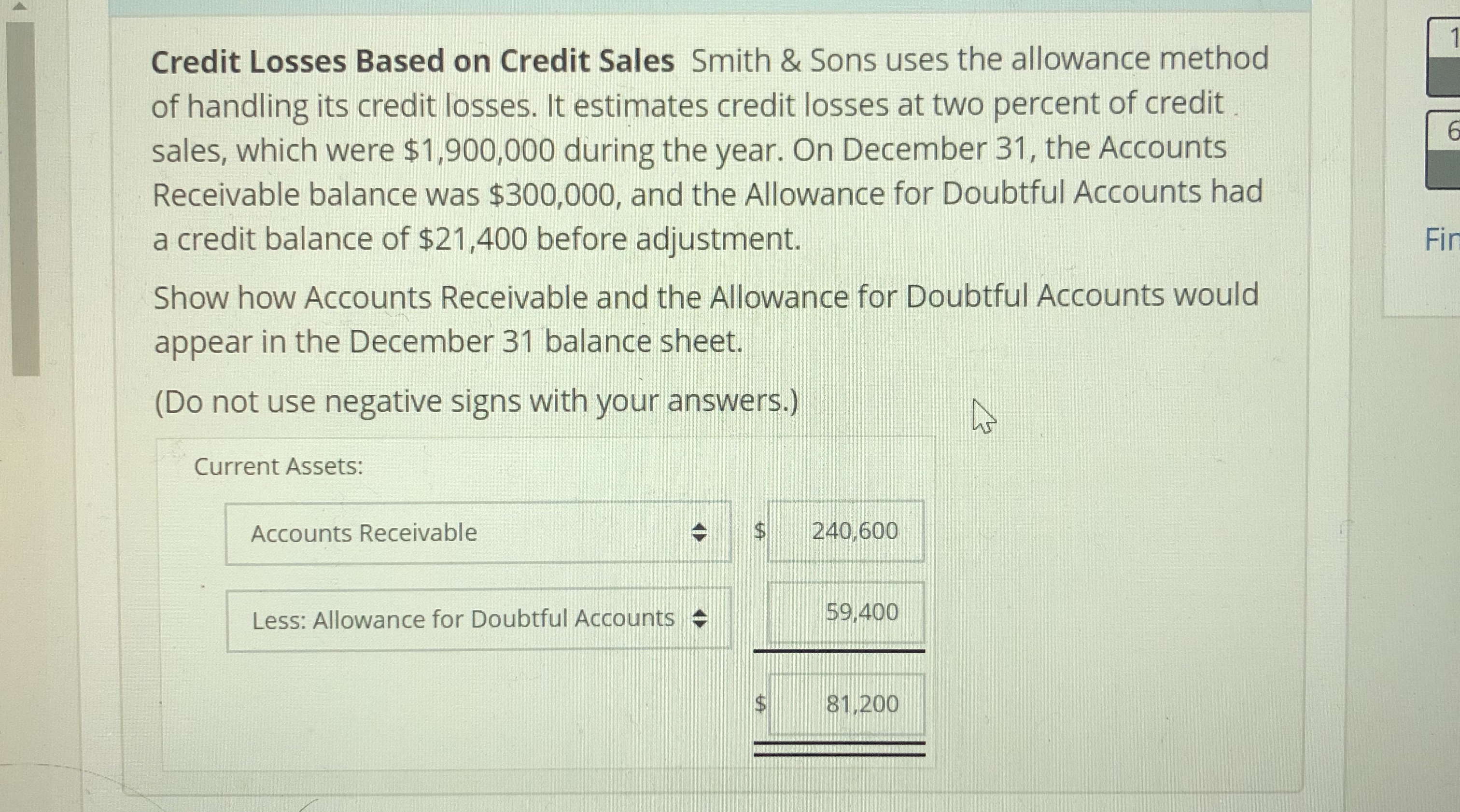 Allowance For Credit Losses