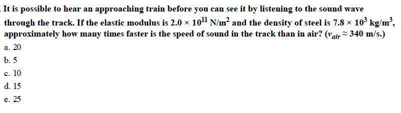 Answered It Is Possible To Hear An Approaching Bartleby