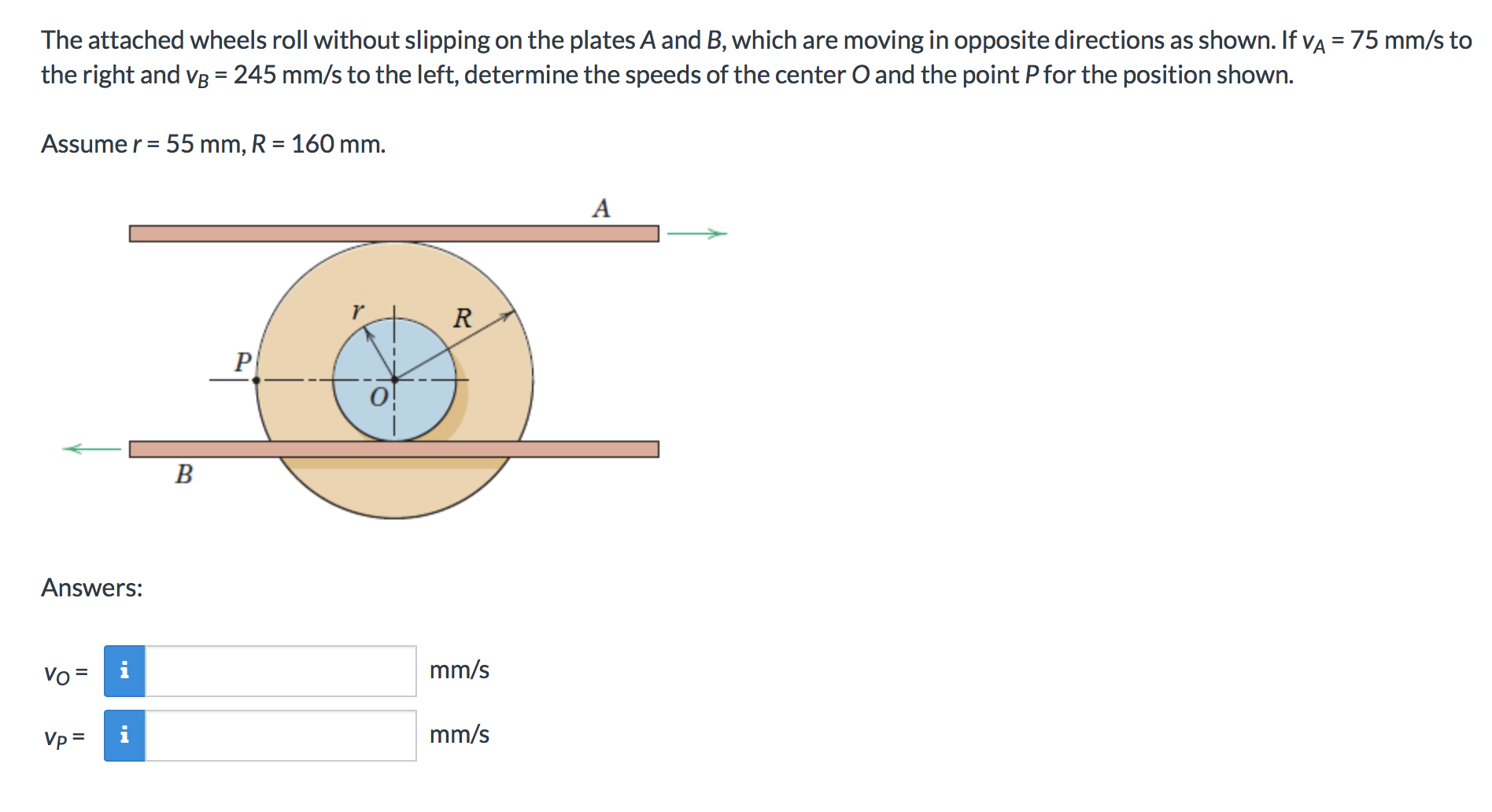 Answered On The Plates A And B Which Are Moving Bartleby