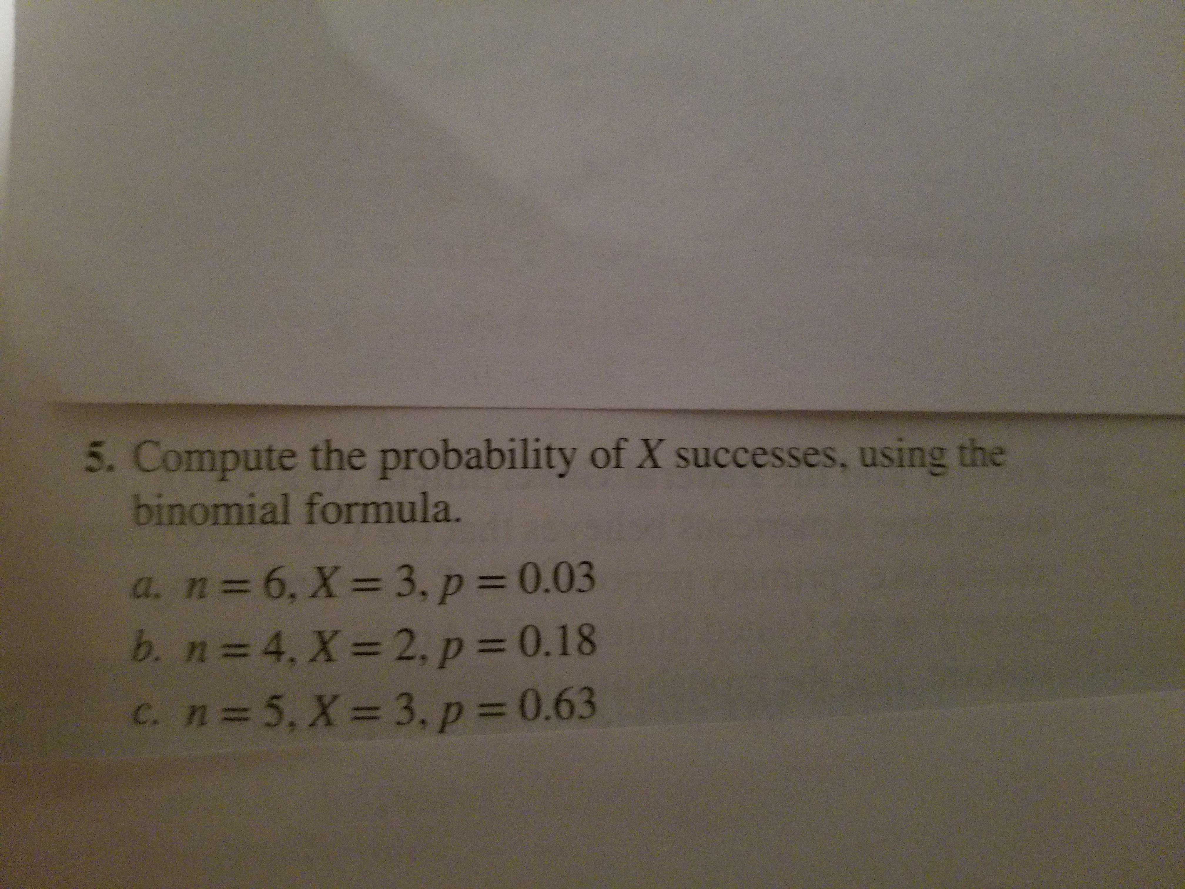 Answered 5 Compute The Probability Of X Bartleby