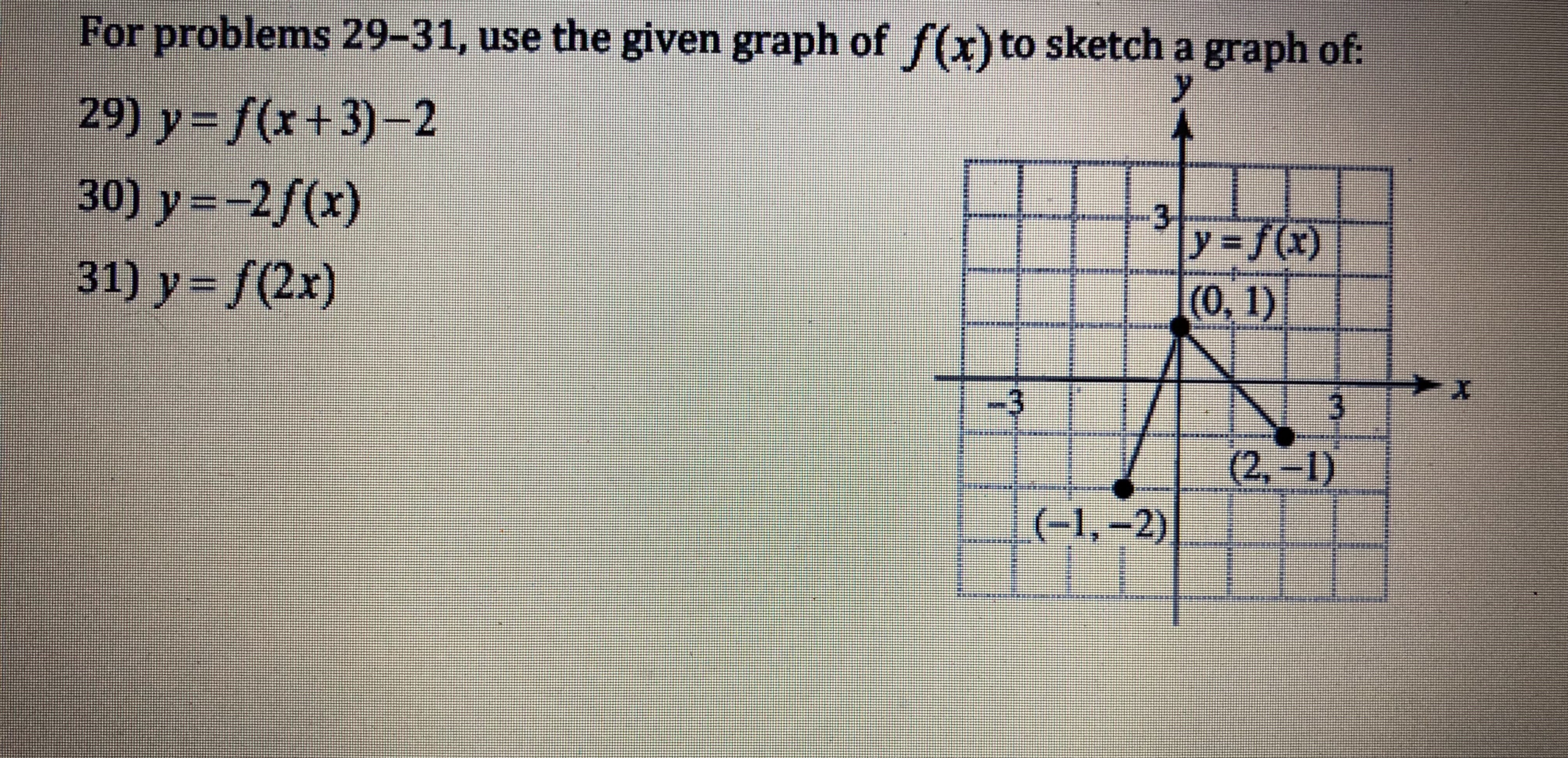 Answered For Problems 29 31 Use The Given Graph Bartleby