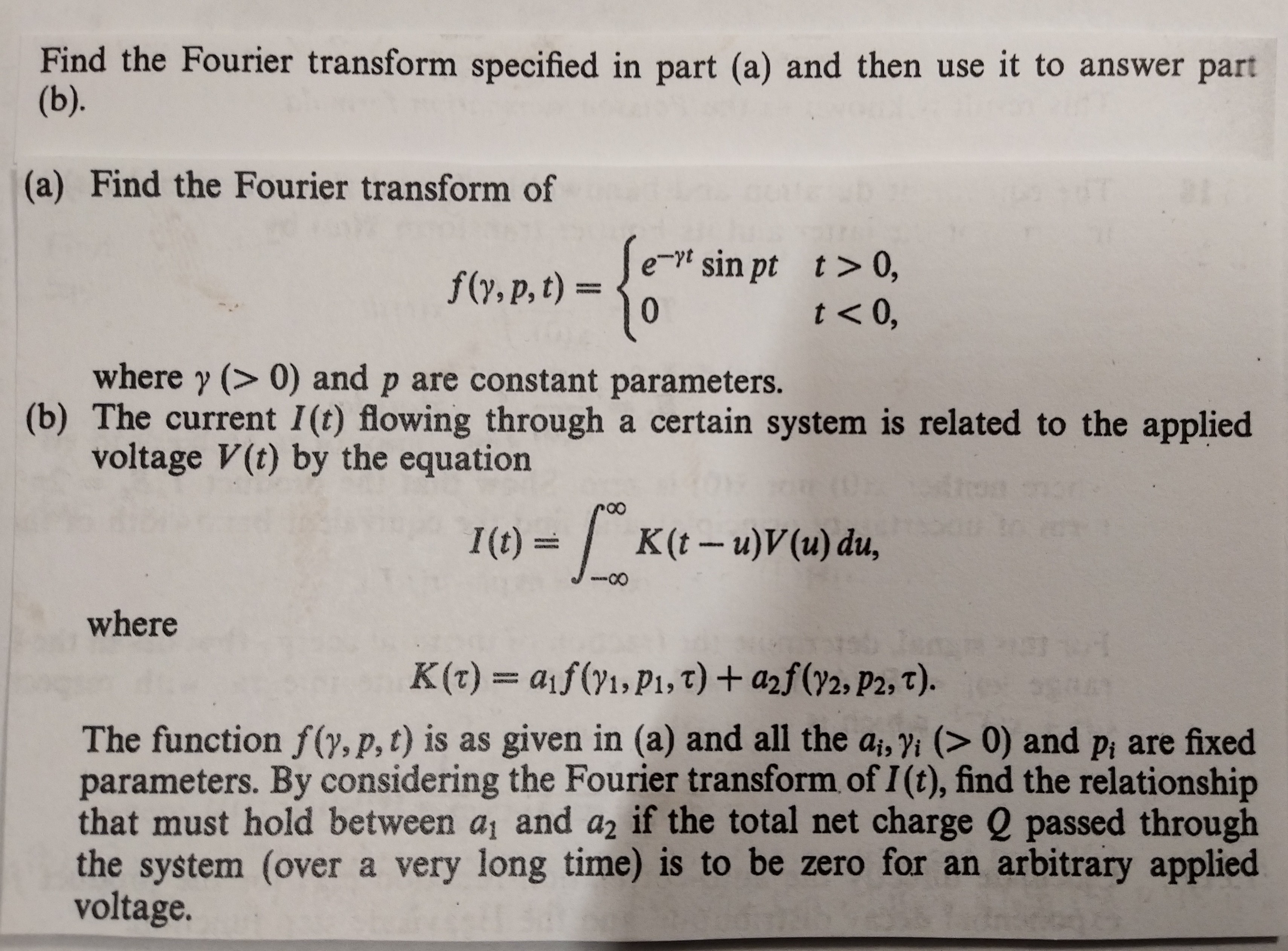 Answered Find The Fourier Transform Specified In Bartleby