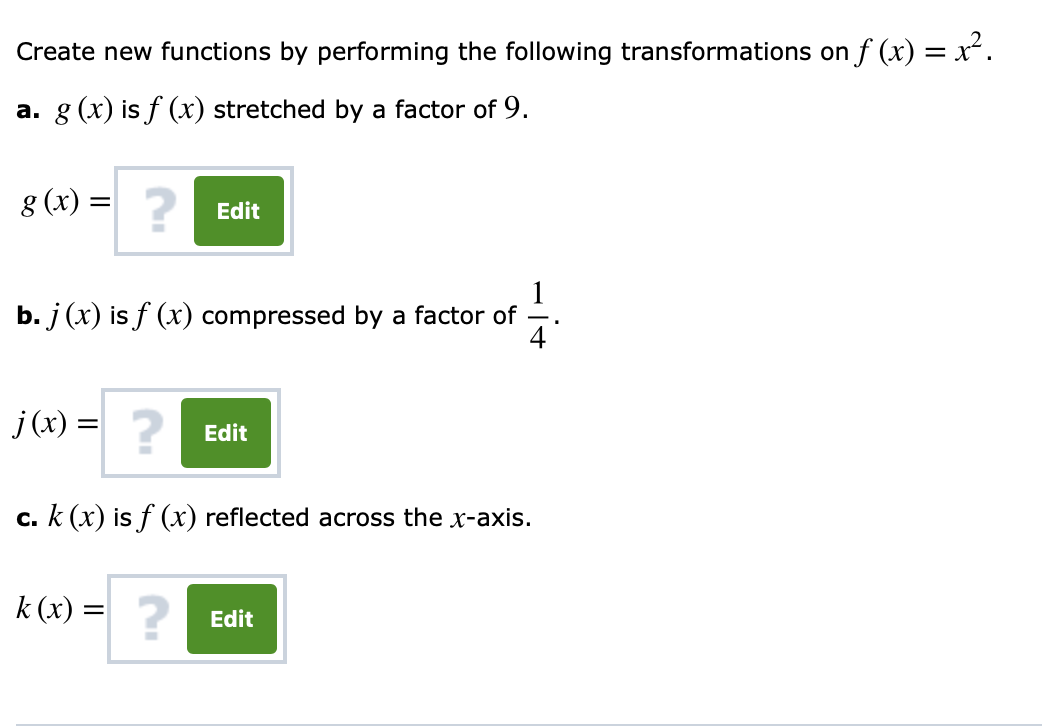 Answered Create New Functions By Performing The Bartleby